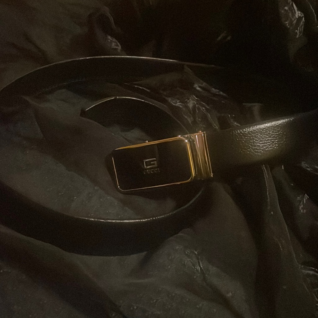 Black And Silver Belt